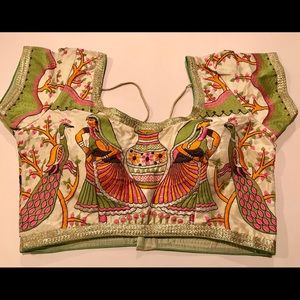 Pretty village motif blouse